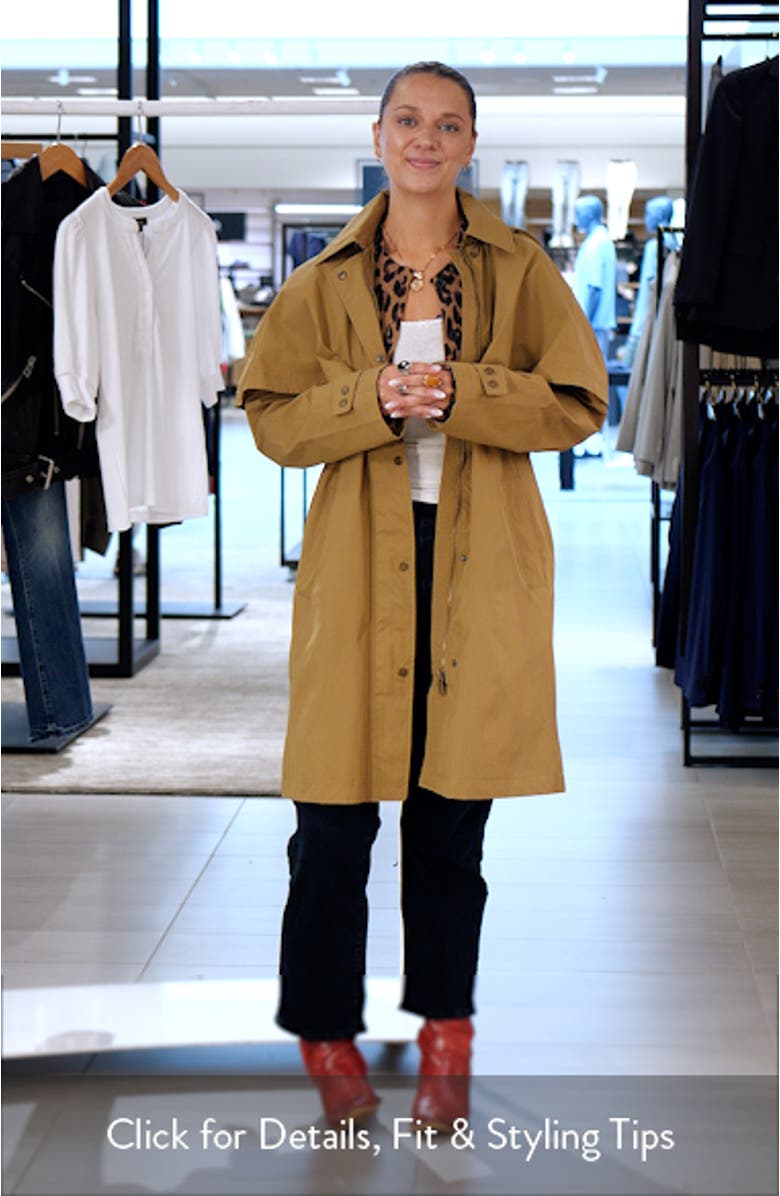Hooded Cape Raincoat