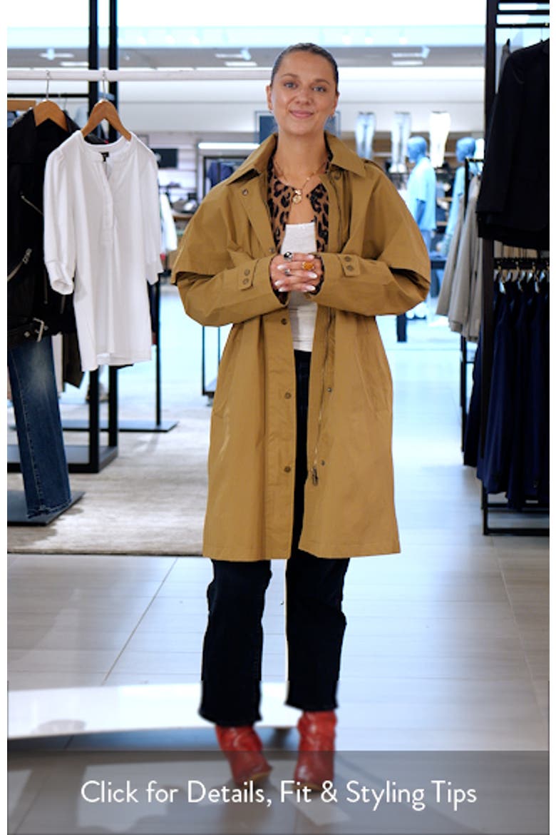 Hooded Cape Raincoat video
