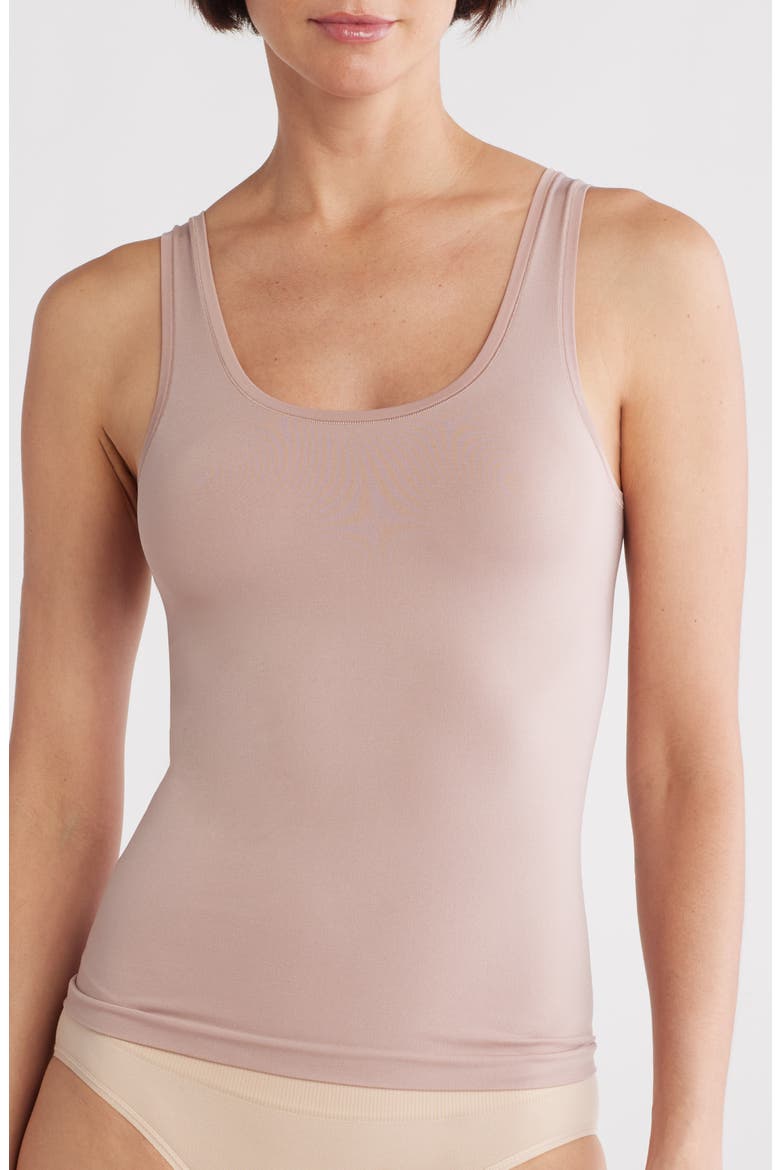 Seamless Layering Tank, Main, color, PINK FAWN