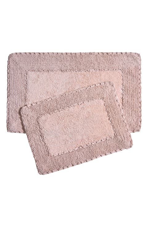 Ruffle Cotton 2-Piece Bath Mat Set