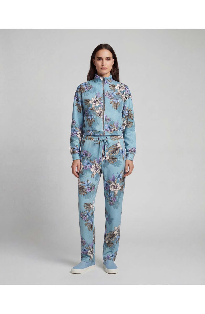 Lords of Harlech Exotic Floral Womens Wide-Leg Pant, Alternate, color, Exotic Floral Teal