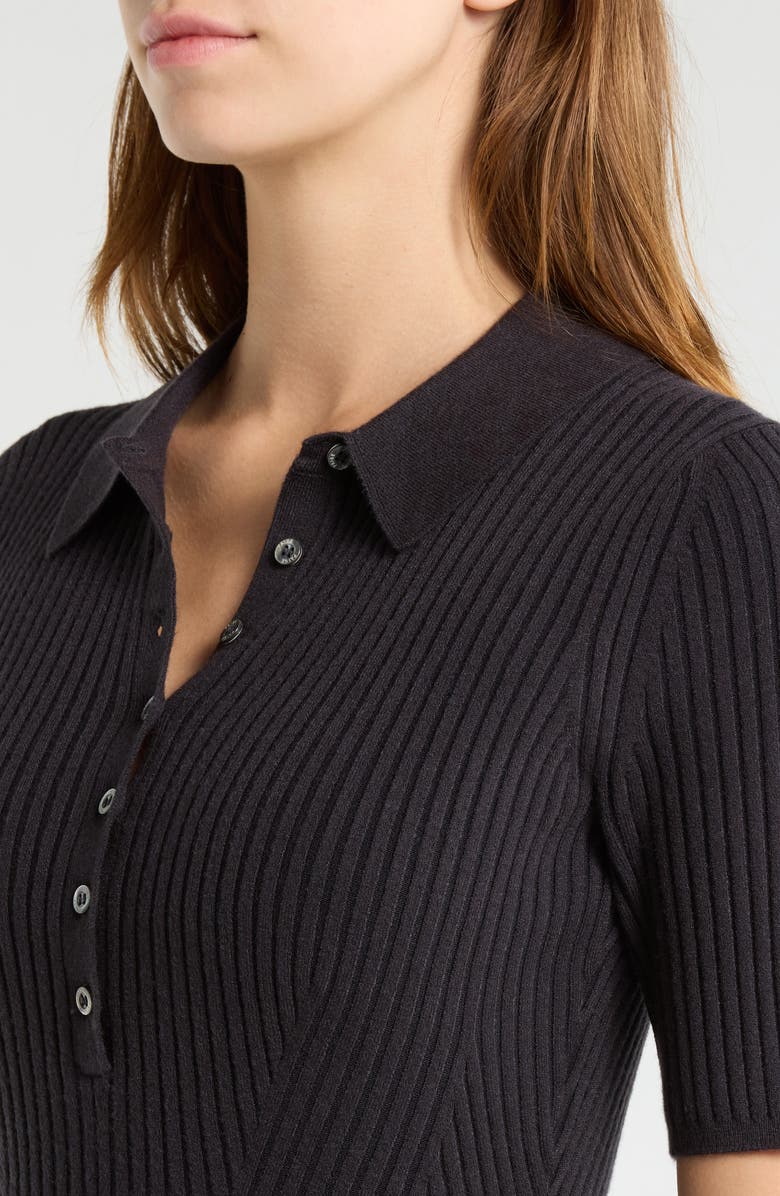 PAIGE Olie Rib Dress, Alternate, color, Midnight