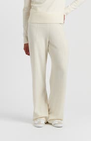 Chinti & Parker Wool Cashmere Wide Leg Track Pants
