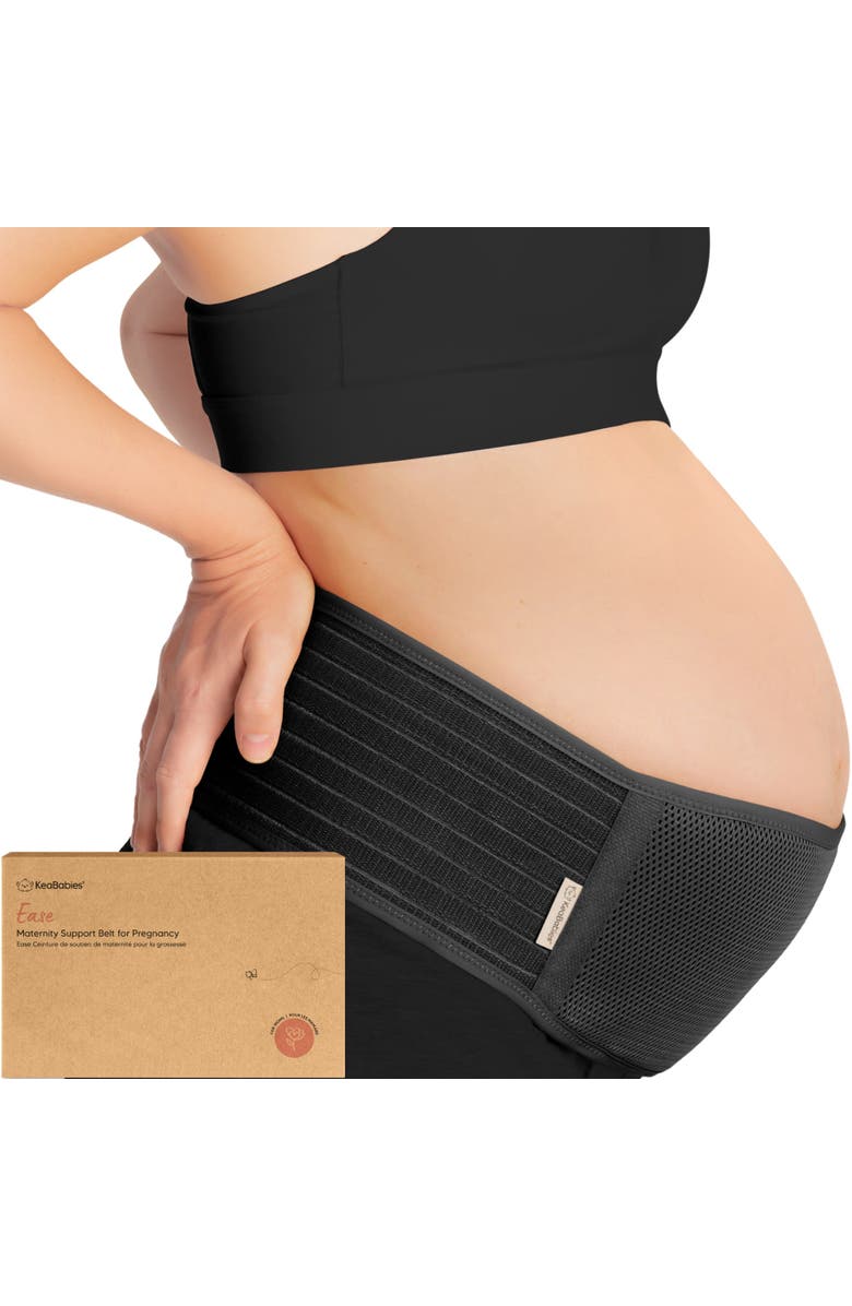KeaBabies Ease Maternity Support Belt, Main, color, Midnight Black