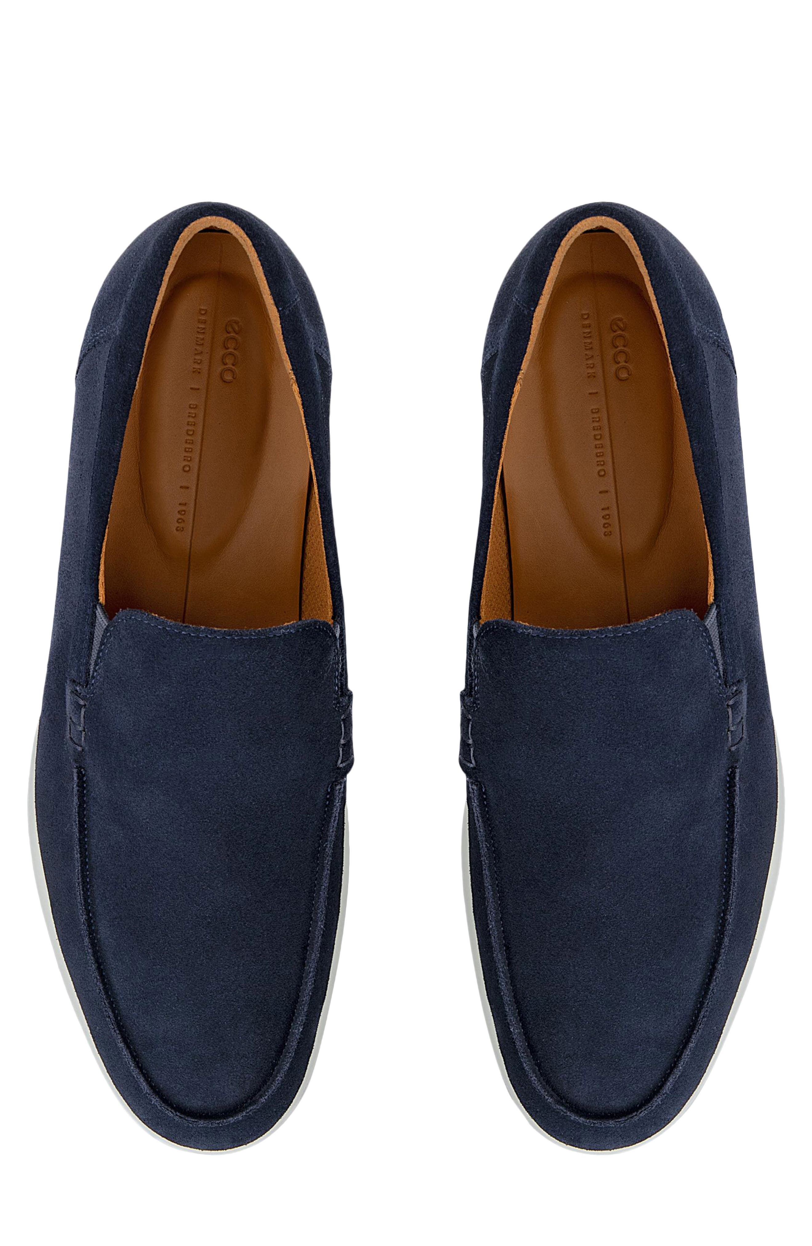 Metropole Verona Loafer, Alternate, color, MARINE NUBUCK