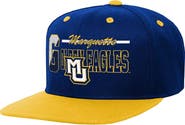 Mitchell & Ness Youth Mitchell & Ness Navy Marquette Golden Eagles Varsity Letter Snapback Hat