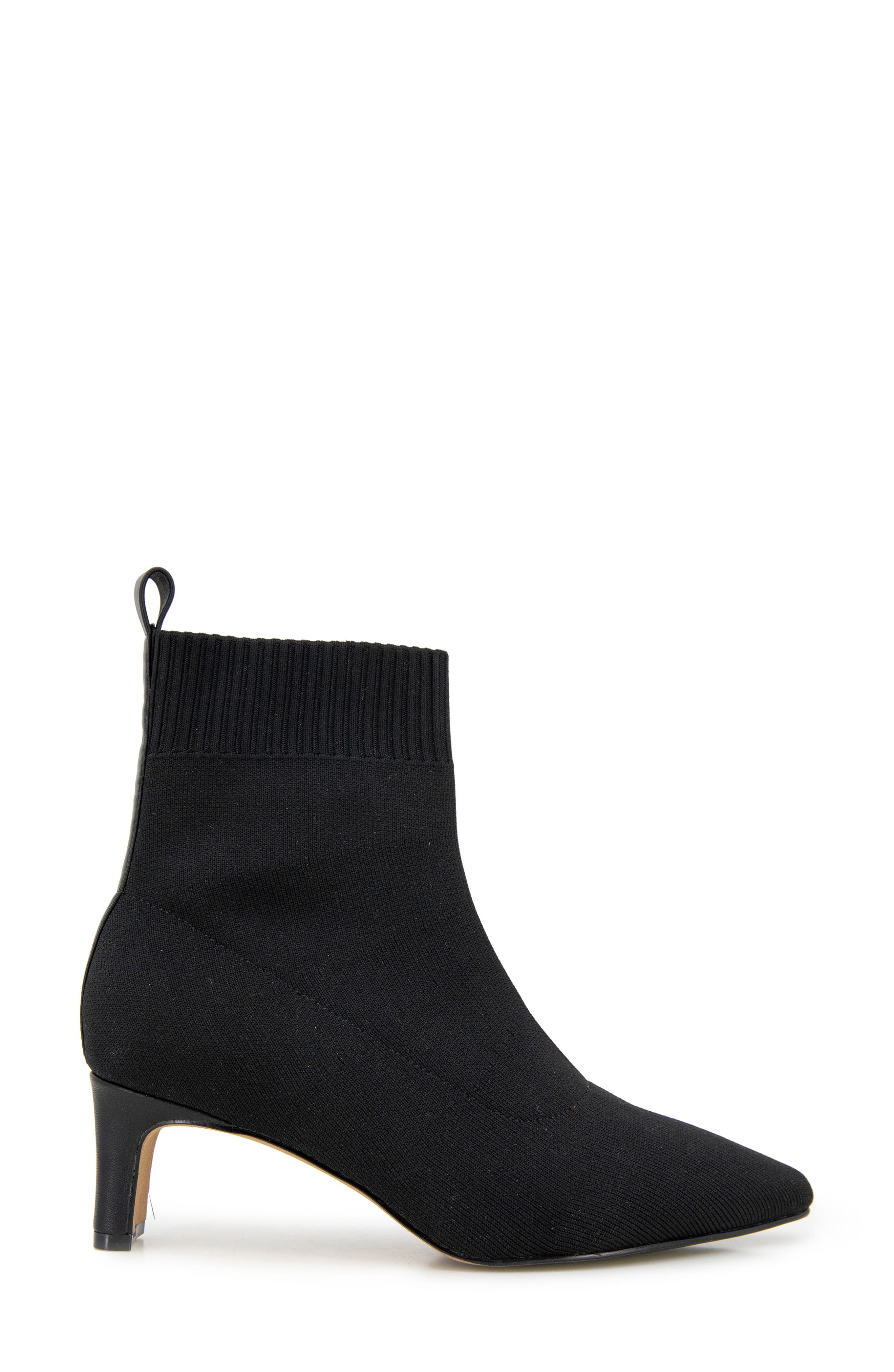 André Assous Winter Knit Bootie, Alternate, color, Black Knit