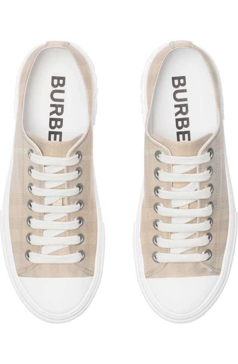 Burberry Check Sneakers, Alternate, color, Clam Beige