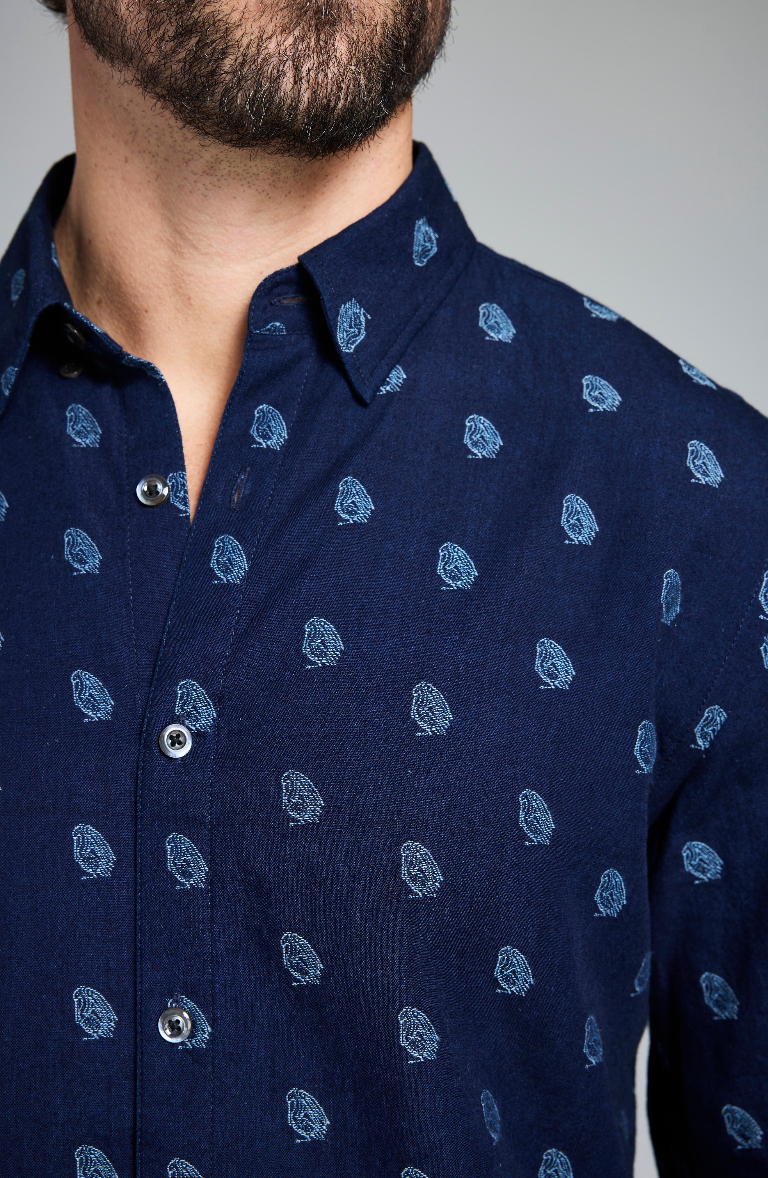Pelican Paisley Wilson Button-Up Shirt - image 2