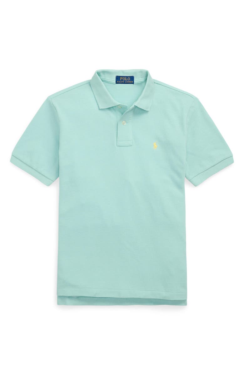 Ralph Lauren Kids' Solid Cotton Piqué Knit Polo, Main, color, 