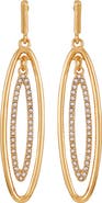 Vince Camuto Crystal Linear Drop Earrings