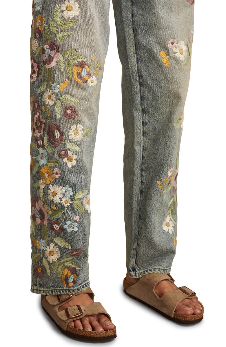 Lucky Brand The Baggy Straight Leg Jeans, Alternate, color, 