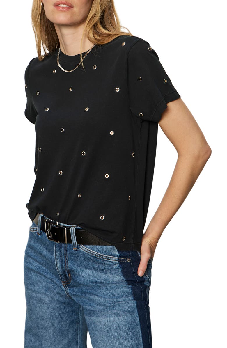 Sanctuary Organic Cotton T-Shirt, Alternate, color, Faded Black