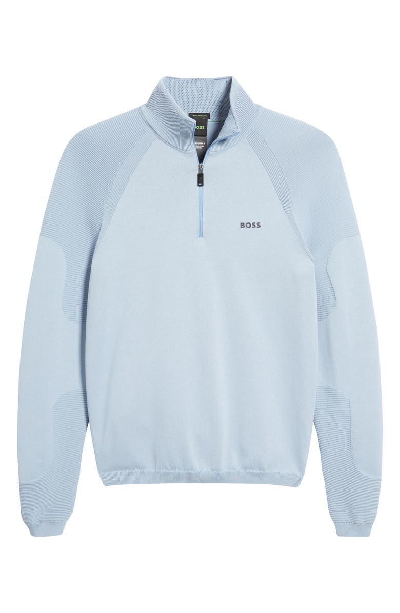 BOSS Perform-X Quarter Zip Pullover, Alternate, color, Open Bu