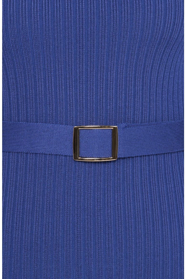 Wilda Long Sleeve Minidress, Alternate, color, NAVY