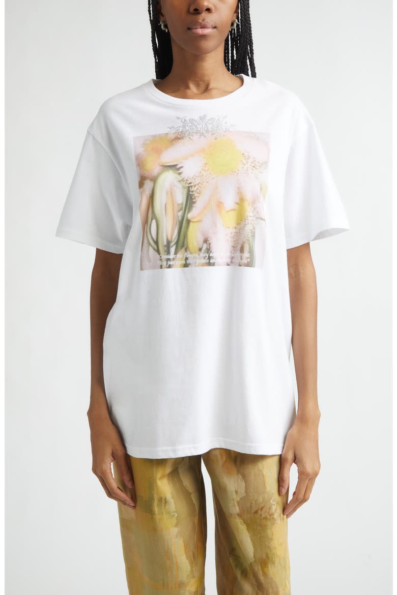 Organic Cotton Graphic T-Shirt, Main, color, FLOWER PETAL