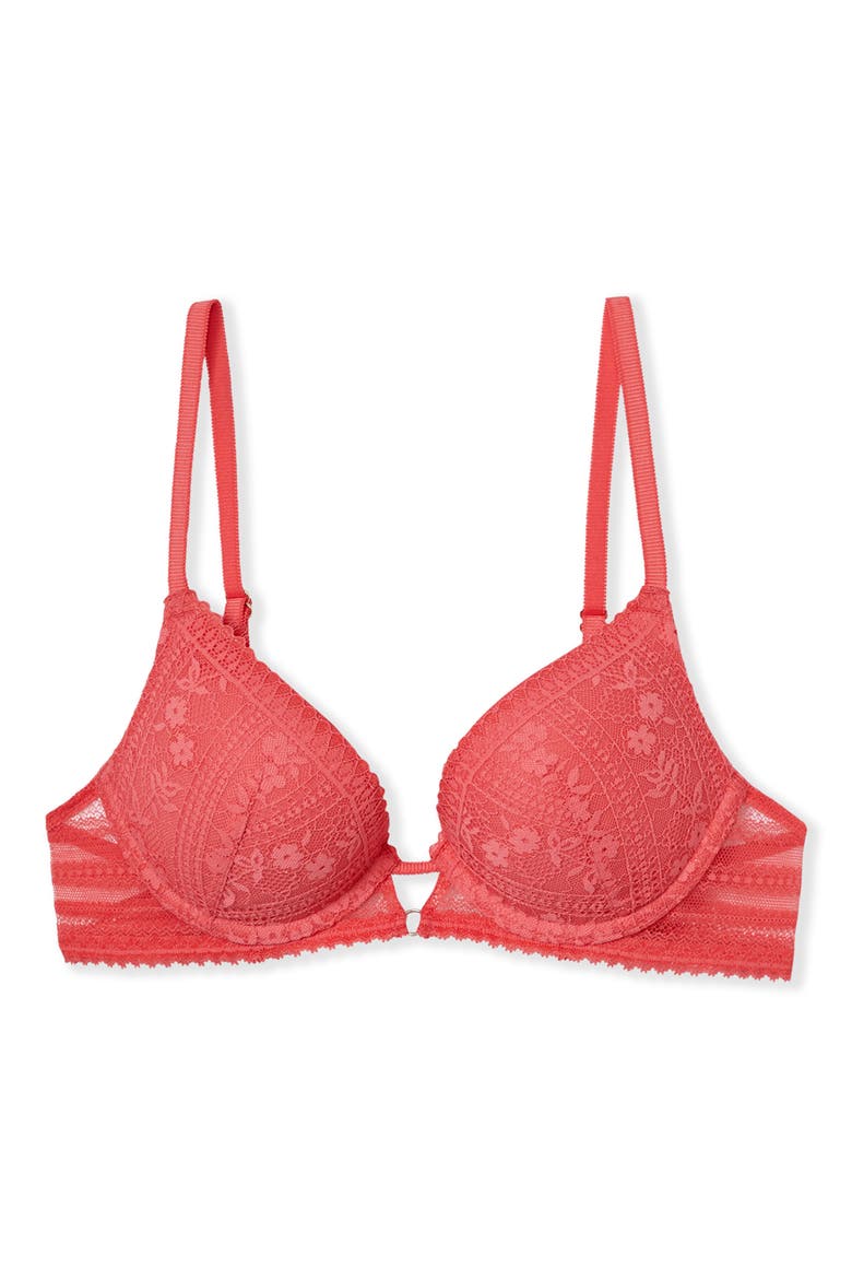 Aura N°2 Classique Underwire Bra, Alternate, color, CORAL