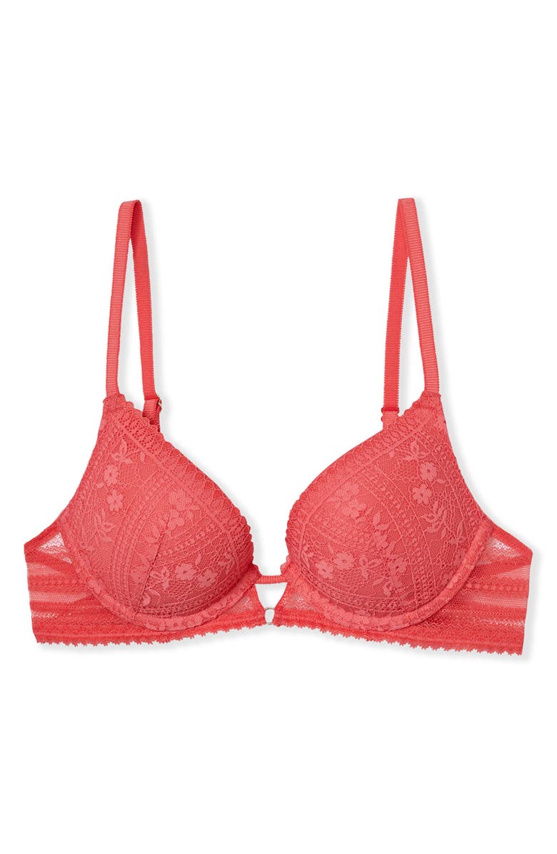 Etam Aura N°2 Classique Underwire Bra, Alternate, color, Coral