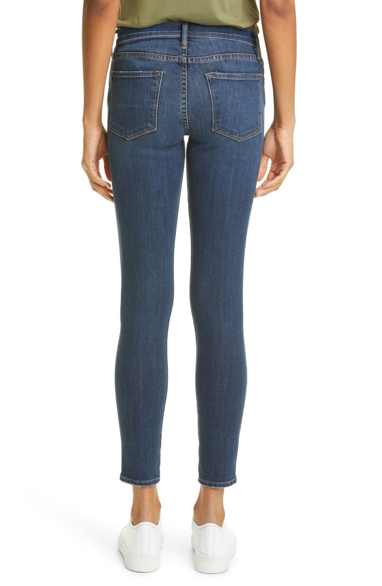 FRAME Le Skinny de Jeanne Ankle Skinny Jeans, Alternate, color, 