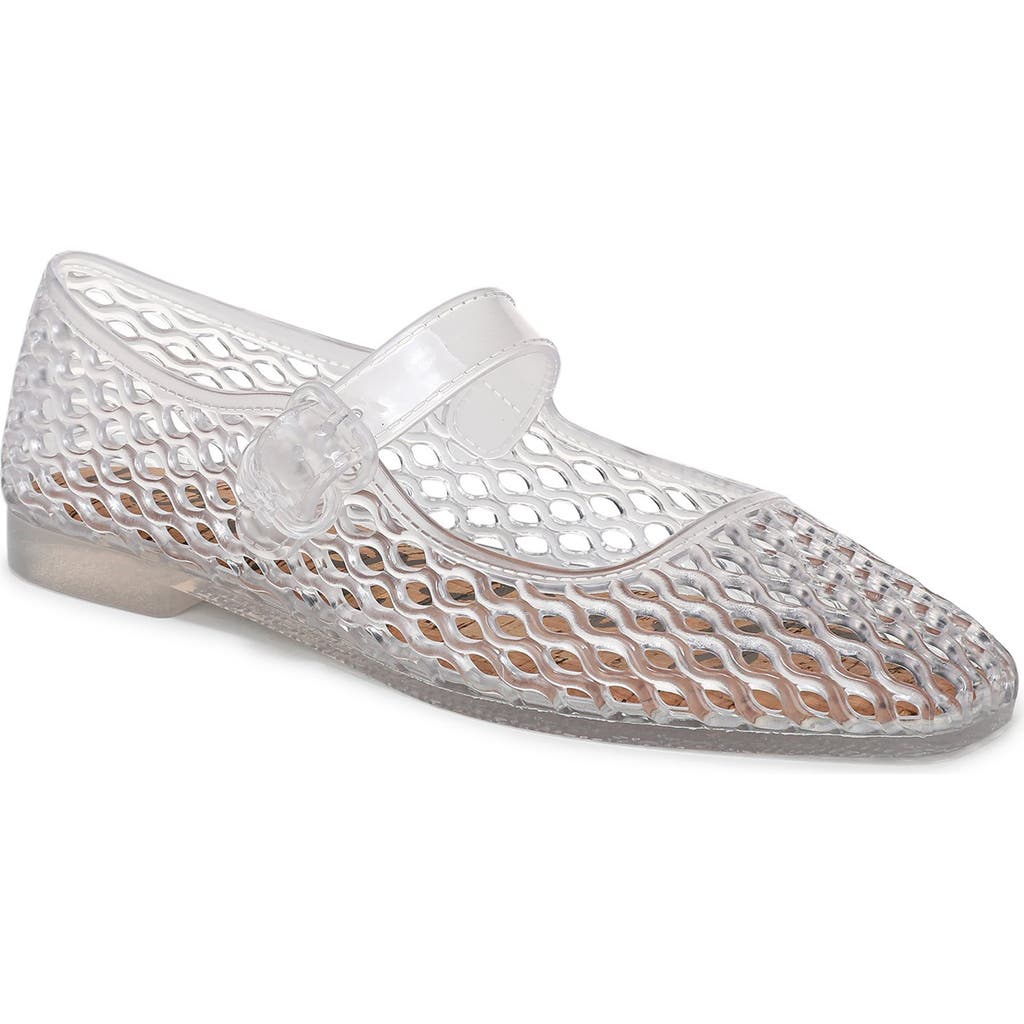 Sam Edelman Michaela Jelly Mary Jane Flat Clear Jelly In Clear