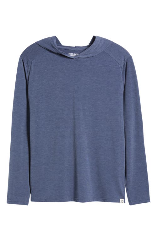 Fair Harbor The Seabreeze Performance Pullover Hoodie In Navy Blazer