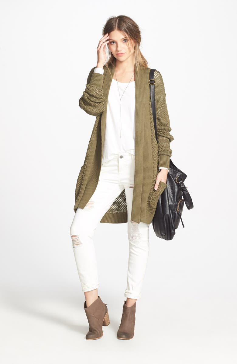 Vigoss 'Tomboy' Destroyed Skinny Jeans, Alternate, color,