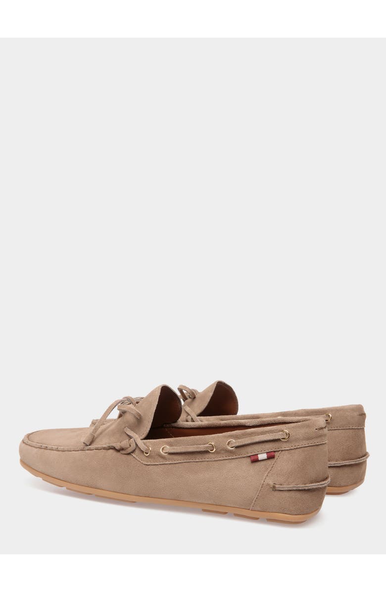 Bally Clay Driver in Calf Suede, Alternate, color, Natural