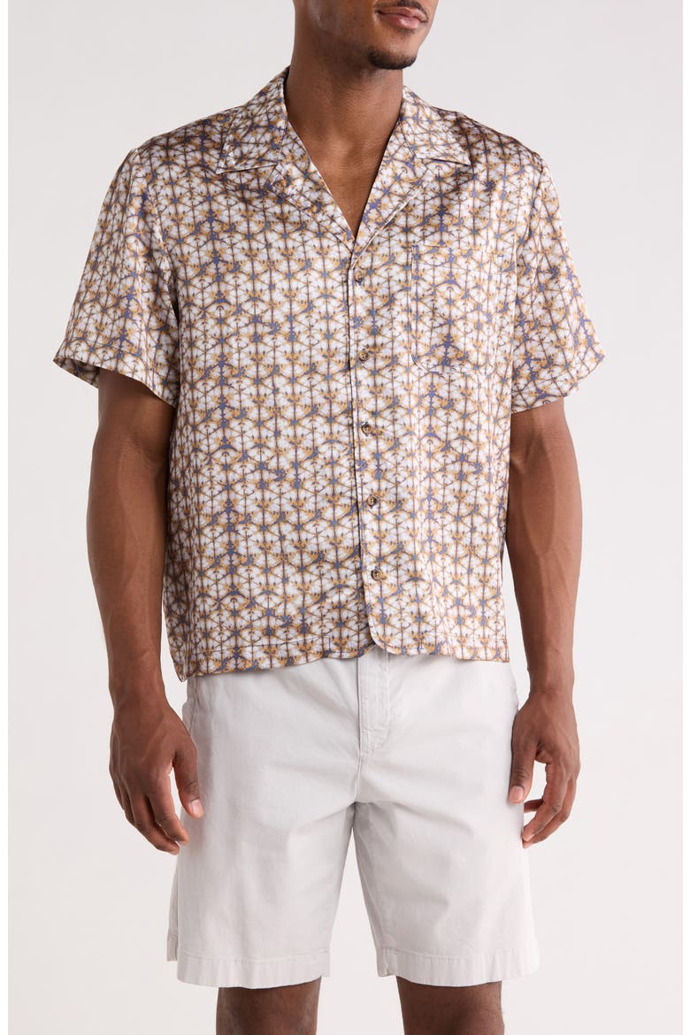 Fiz Camp Shirt, Main, color, BLUE