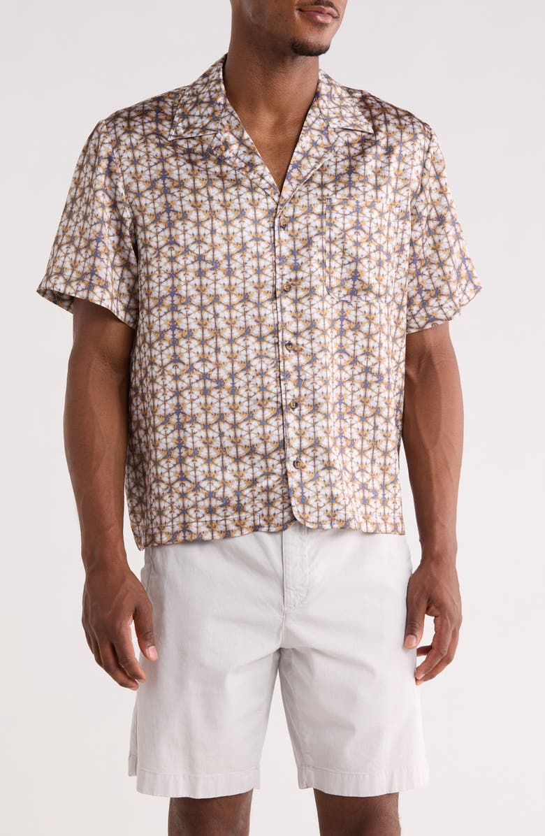 RIZORT Fiz Camp Shirt, Main, color, Blue