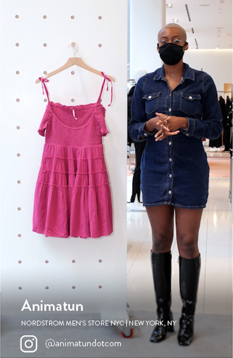 free-est Happy with You Cold Shoulder Minidress, sales video thumbnail