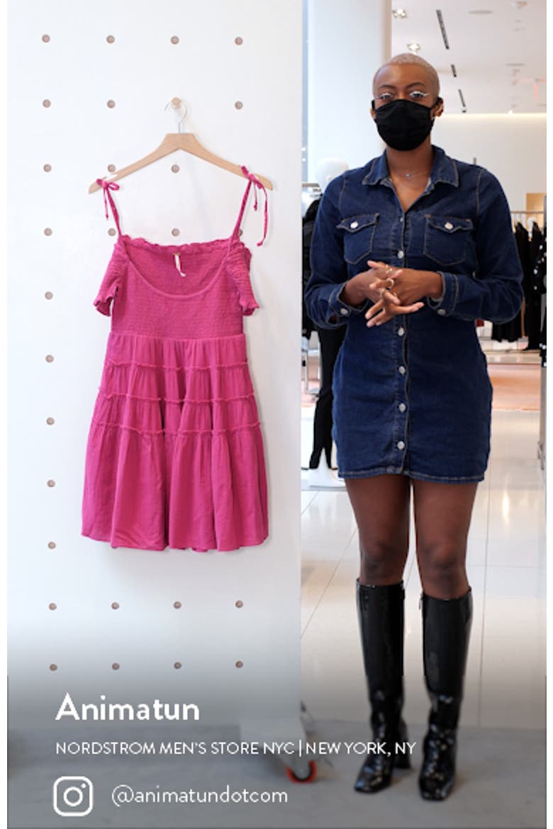 free-est Happy with You Cold Shoulder Minidress video