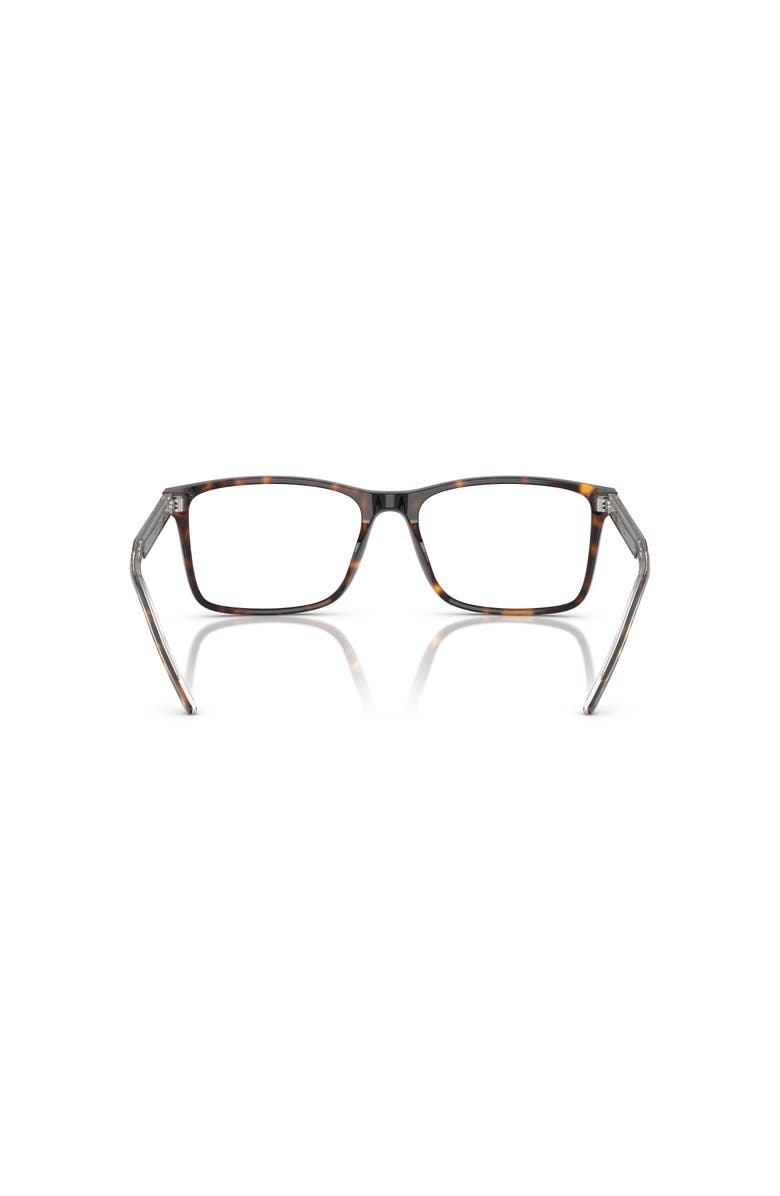 Giorgio Armani 55mm Rectangle optical glasses, Alternate, color, Tortoise