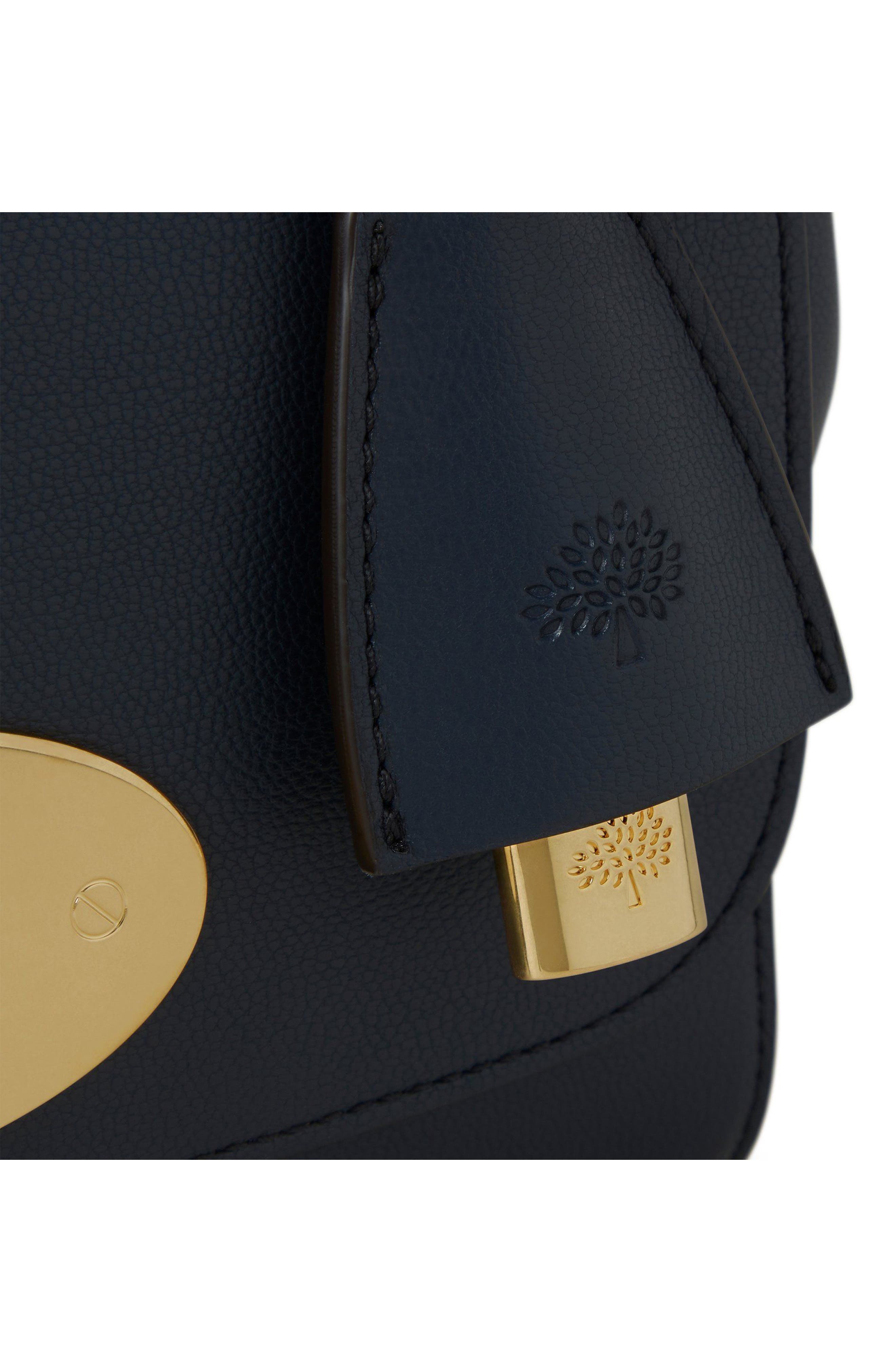 Mulberry Lily Micro Classic Grain Leather Satchel, Alternate, color, 