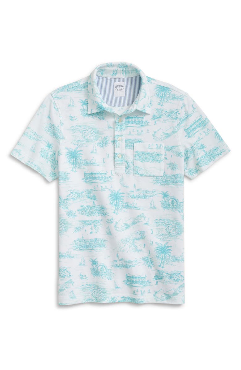 Brooks Brothers Cotton Oxford Polo, Main, color, 