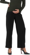 Ripe Maternity Alexa Wide Leg Maternity Work Pant - Black