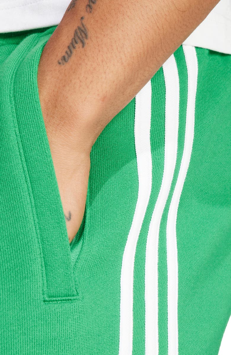 adidas Adicolor 3-Stripes Cotton French Terry Shorts, Alternate, color, 