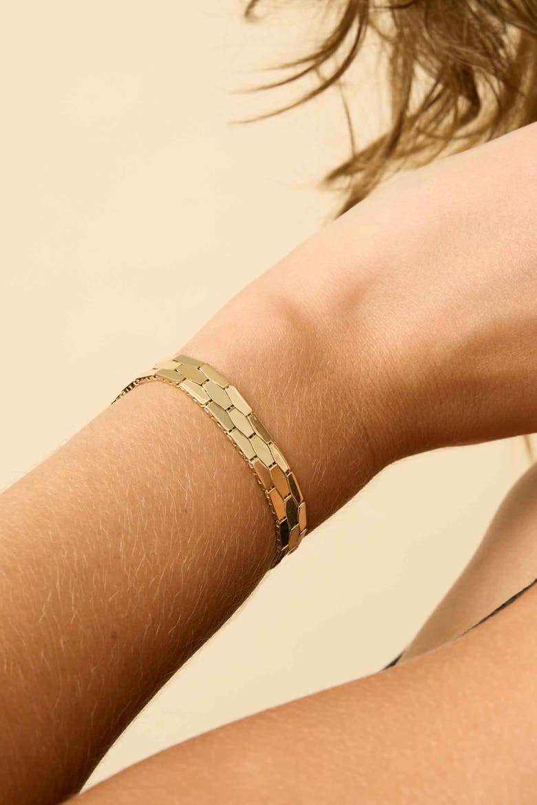 14K Yellow Gold Honey Bracelet, Alternate, color, Yellow Gold
