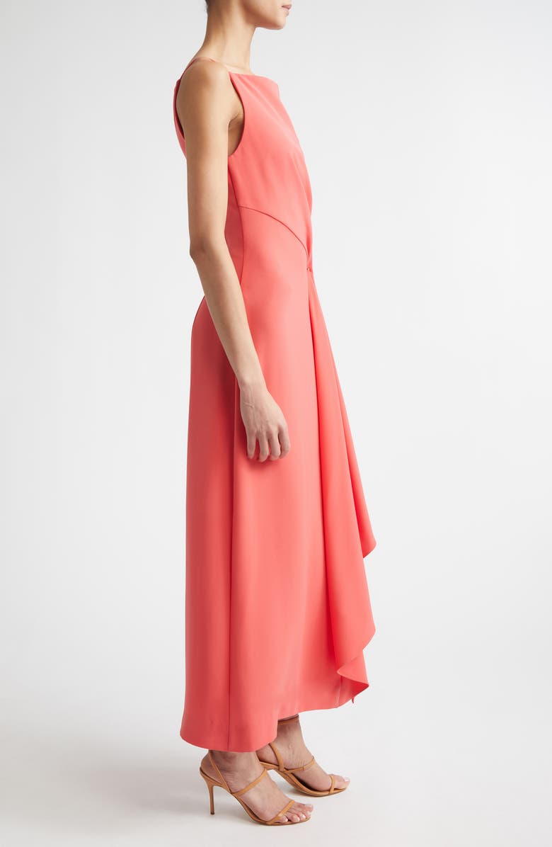 Lela Rose Fluid Stretch Crepe Pin Detail Dress, Alternate, color, 