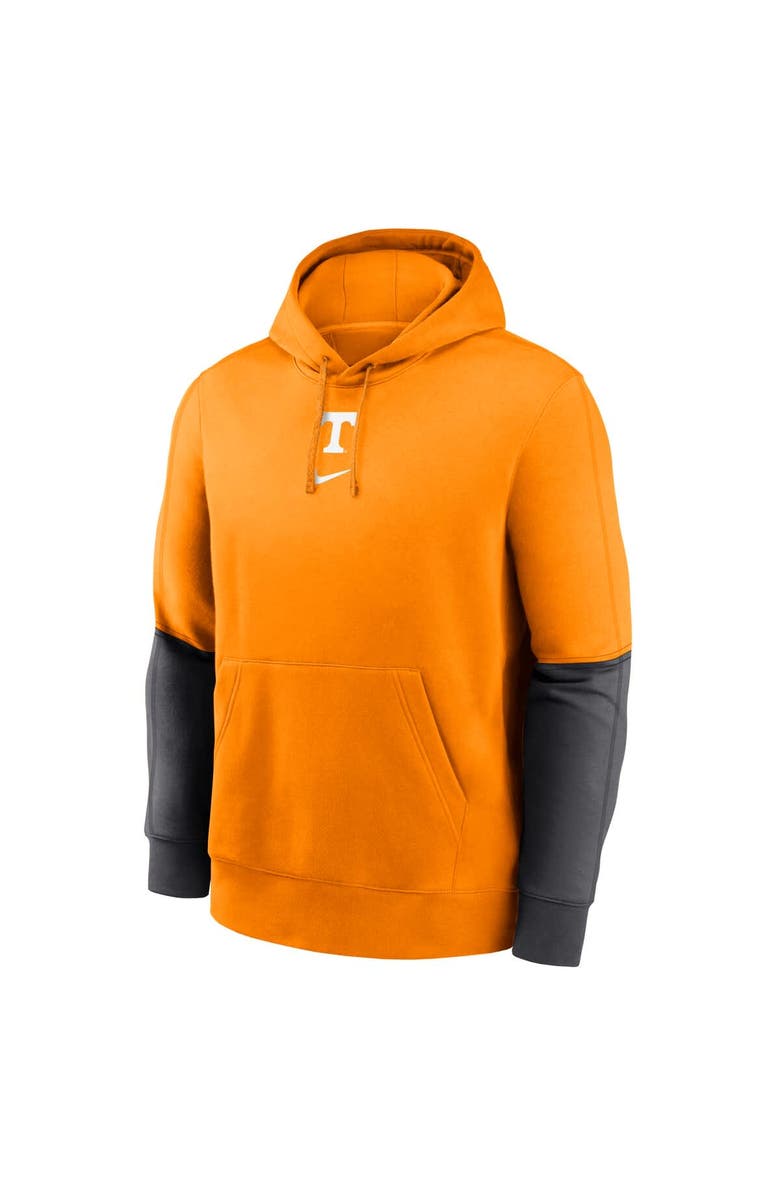 Nike Men's Nike Tennessee Orange/Anthracite Tennessee Volunteers 2024 Sideline Club Pullover Hoodie, Alternate, color, 