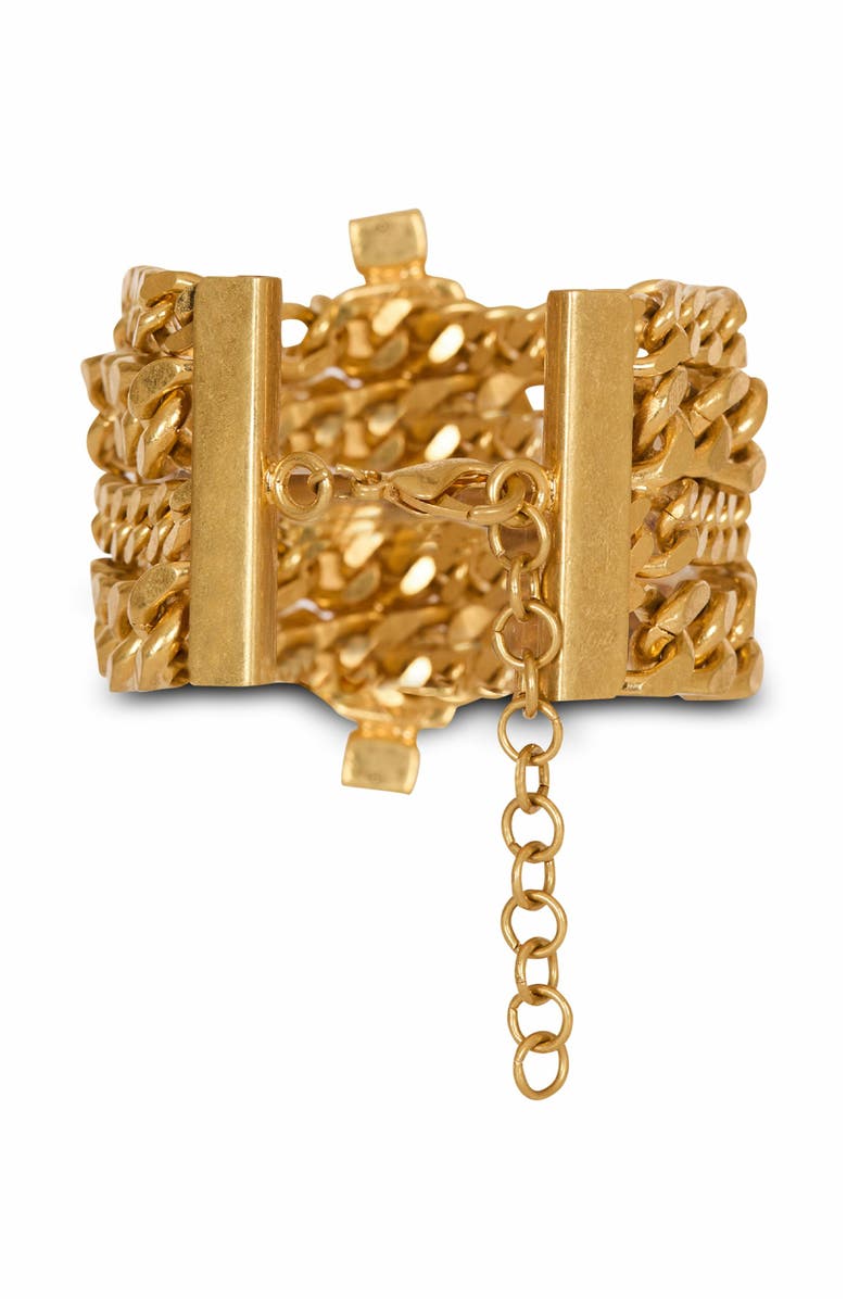 Balmain Baroque Bracelet With Chains And Beads, Alternate, color, 