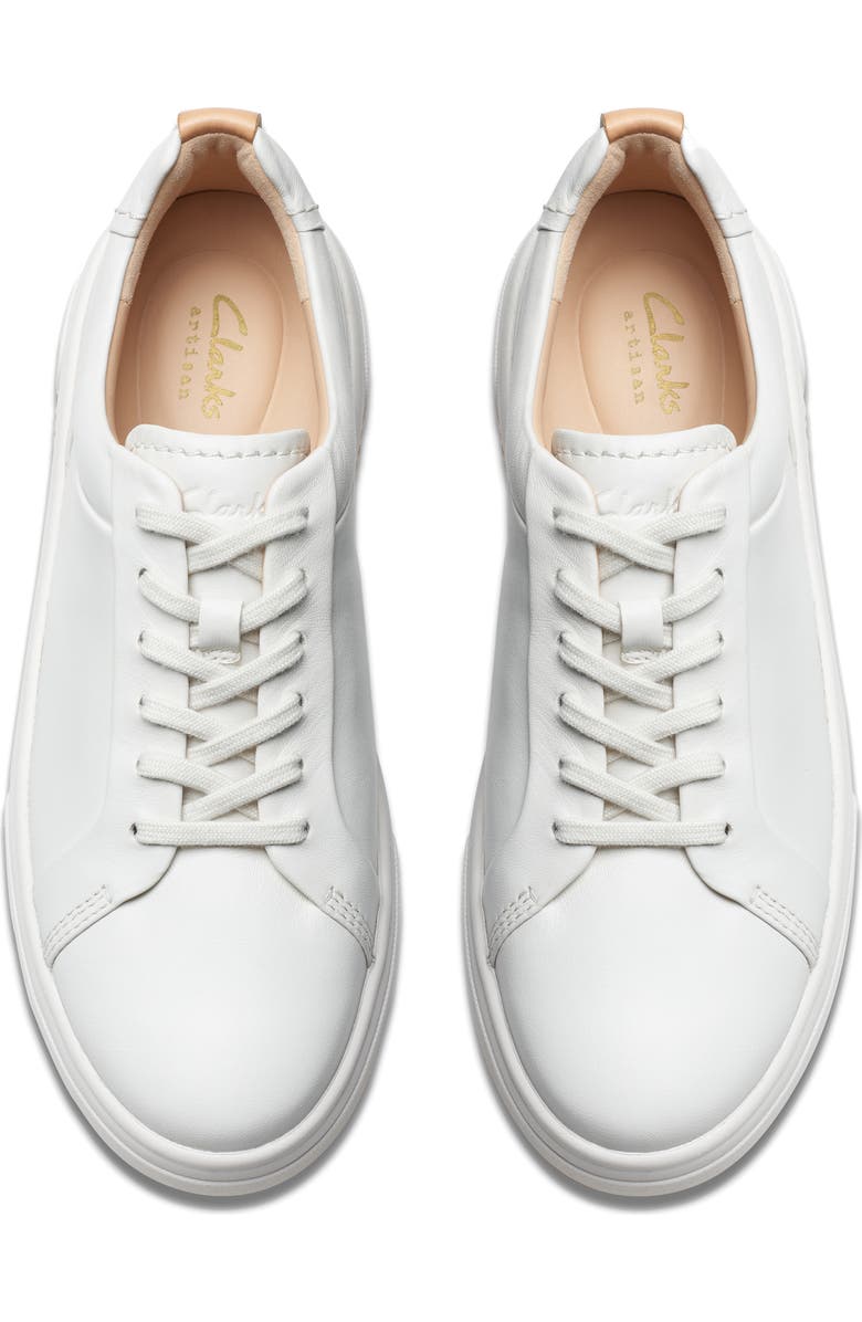 Clarks<sup>®</sup> Hollyhock Walk Sneaker, Alternate, color, Off White Lea