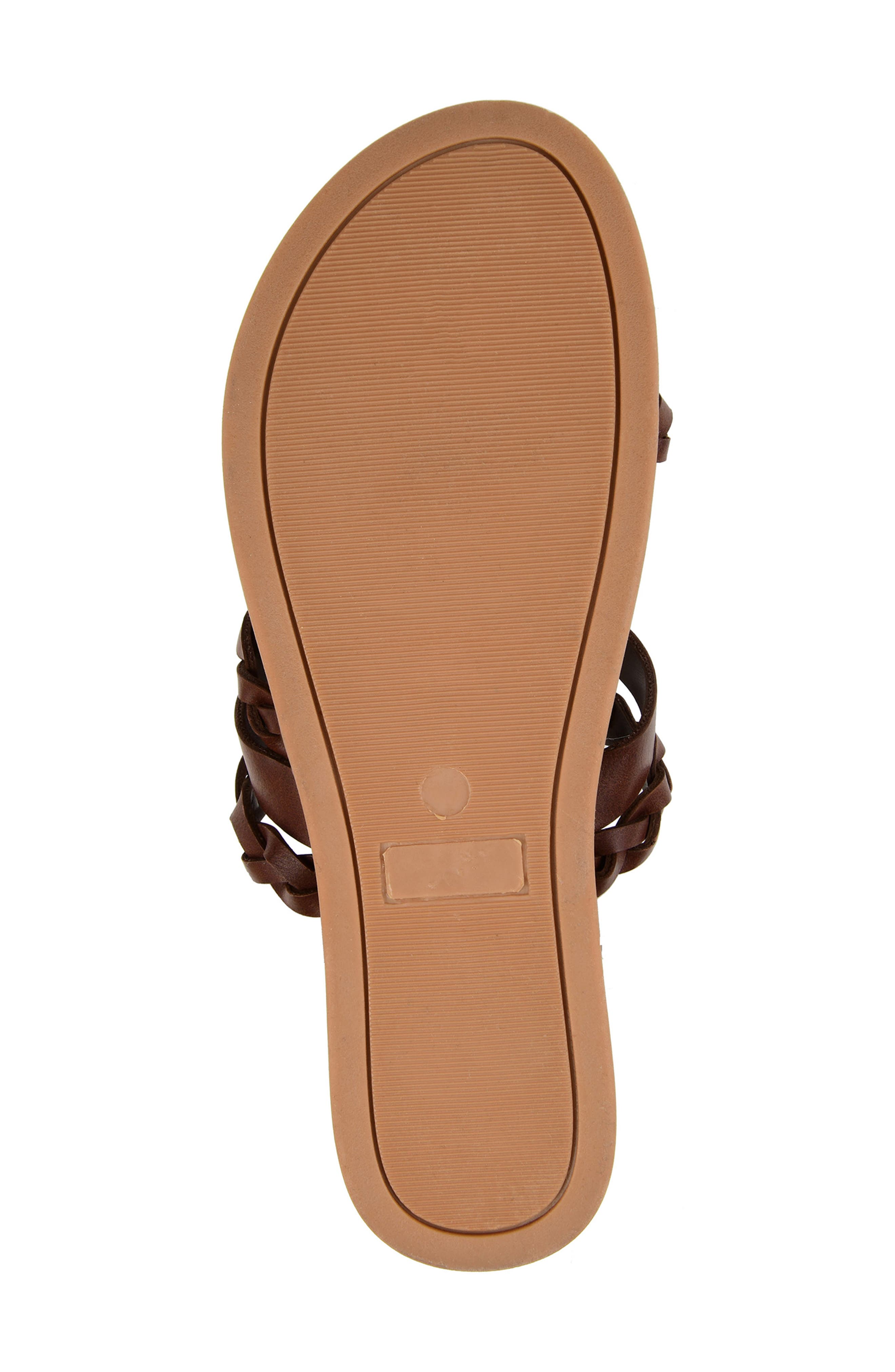 Colette Slide Sandal, Alternate, color, BROWN