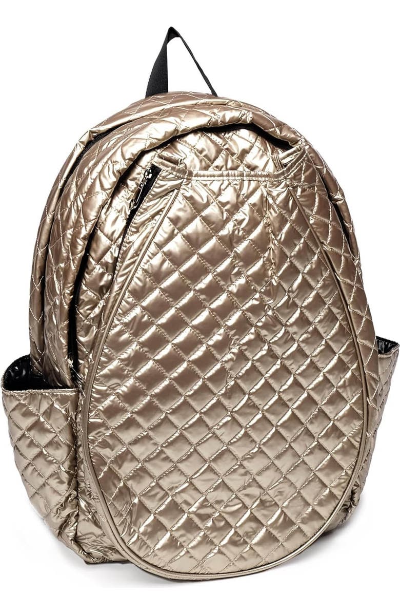 Glove It Padded Womens Tennis Backpack, Alternate, color, Gold