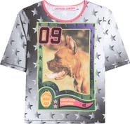 Chopova Lowena Deptford Dogs Fitted Jersey Graphic T-Shirt