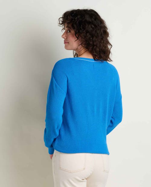 Toad And Co Toad & Co Bianca Pullover In Blue