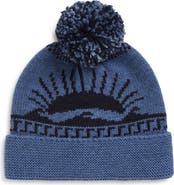 Faherty Sun & Wave Pom-Pom Beanie