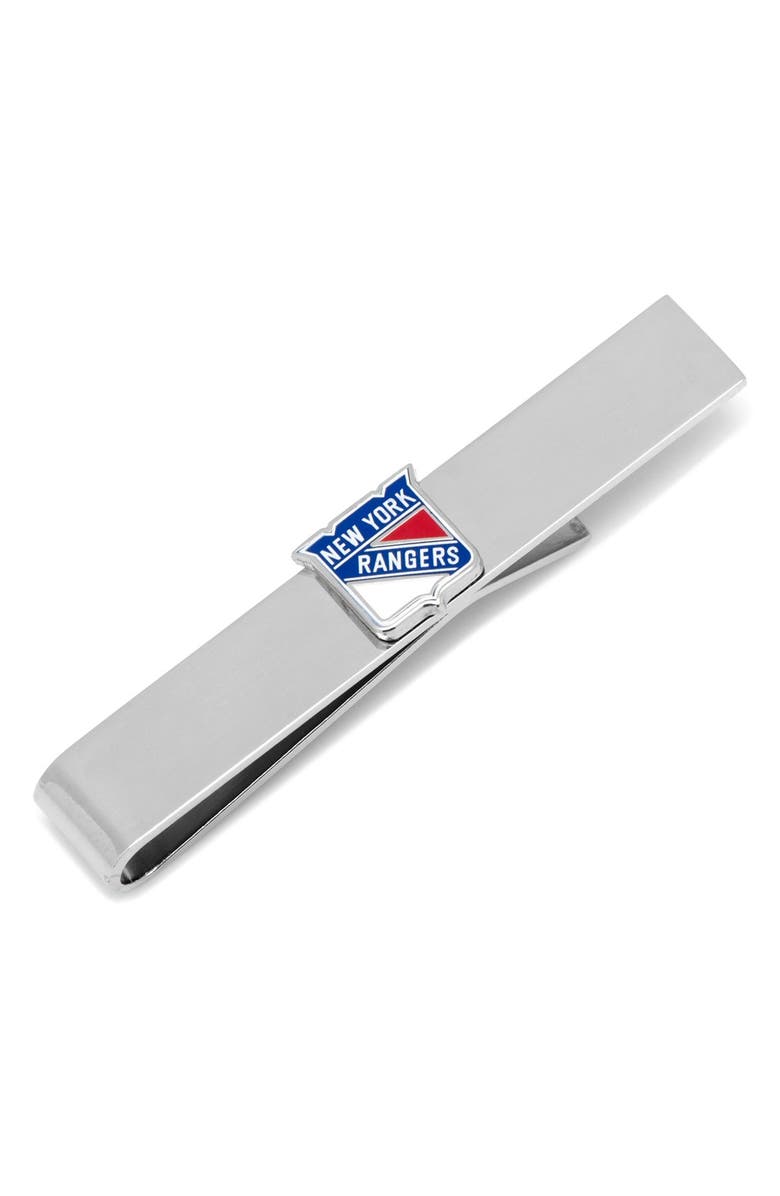 Cufflinks, Inc. New York Rangers Tie Bar, Main, color, Metalic Silver Multi