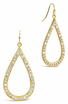 Evangeline Cubic Zirconia Teardrop Earrings
