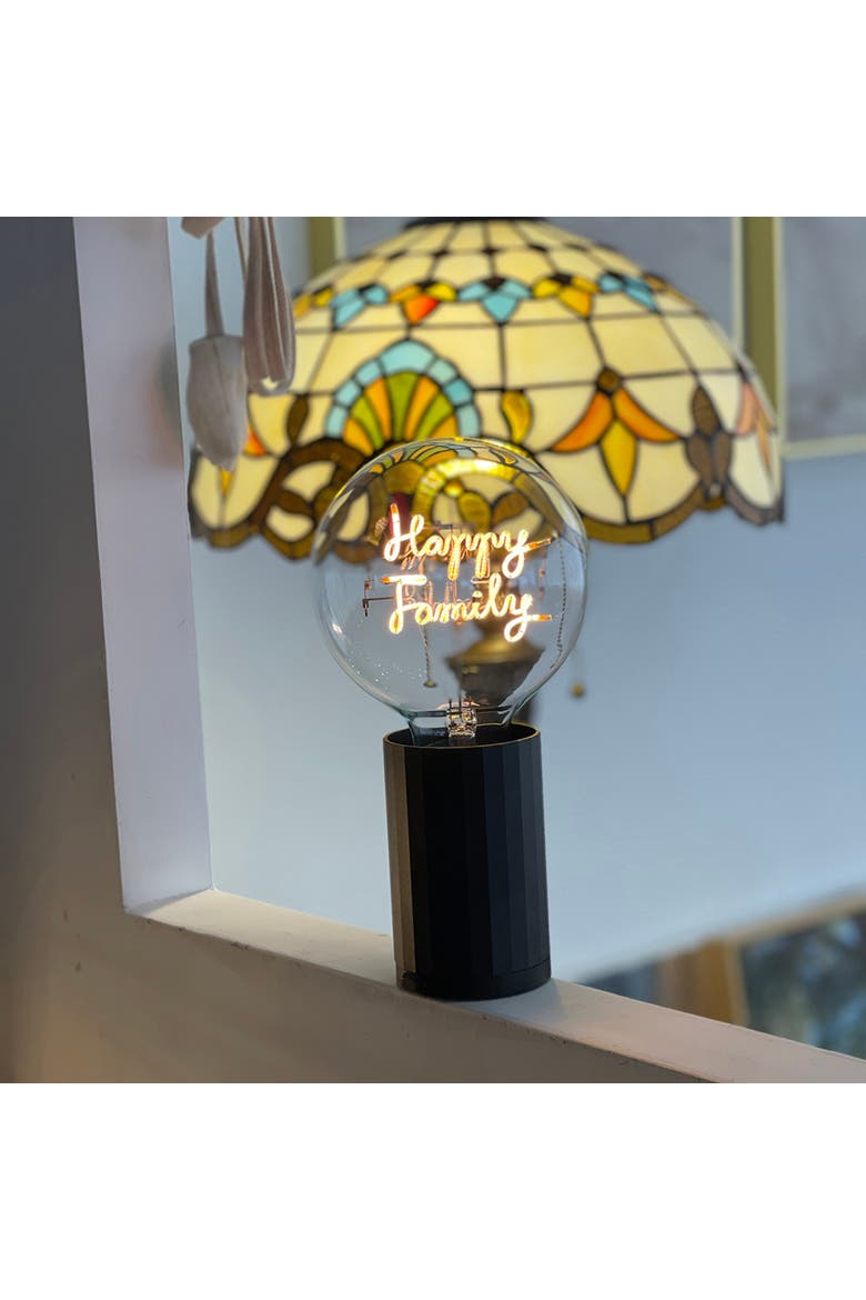 Happy Family Portable Table Lamp, Alternate, color, Emerald