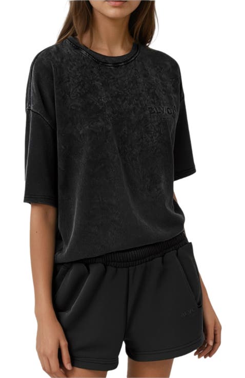 Acid Wash Mini Shorts